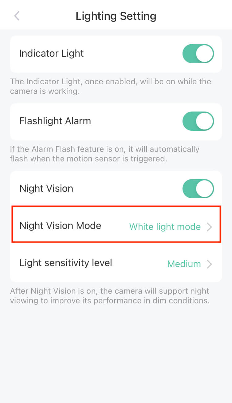 how to turn off vicohome camera