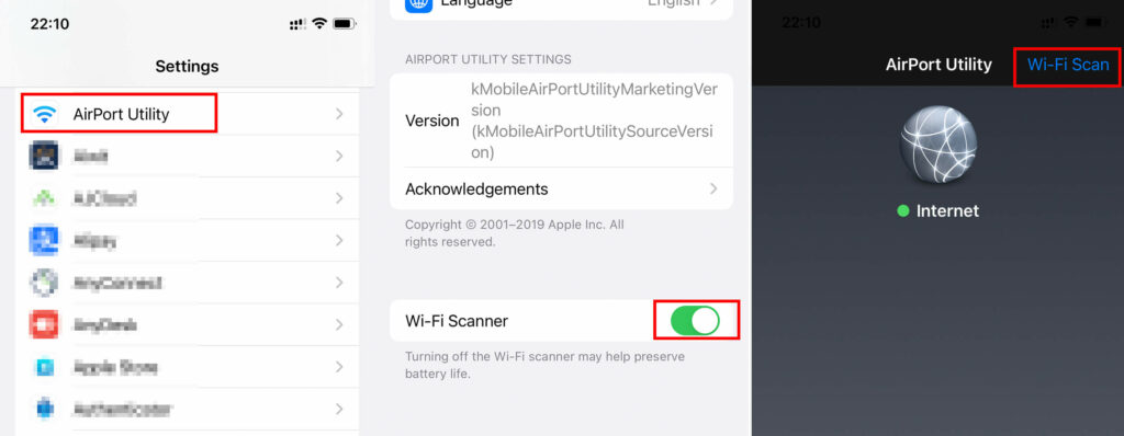 iPhone check whether Wi-Fi is 2.4G or 5G