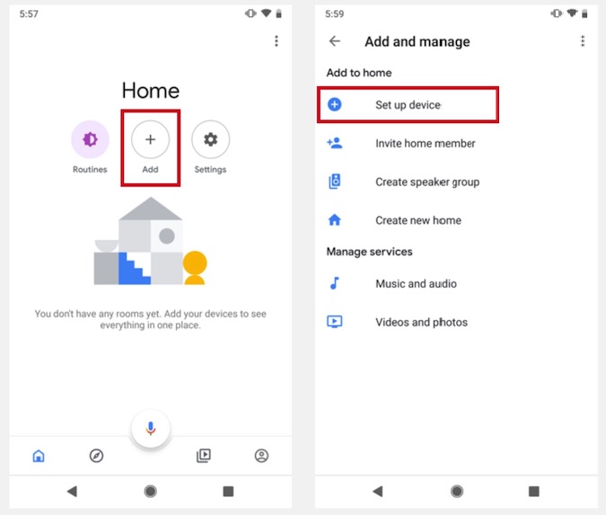 How to connect the blurams camera to Google Home? 